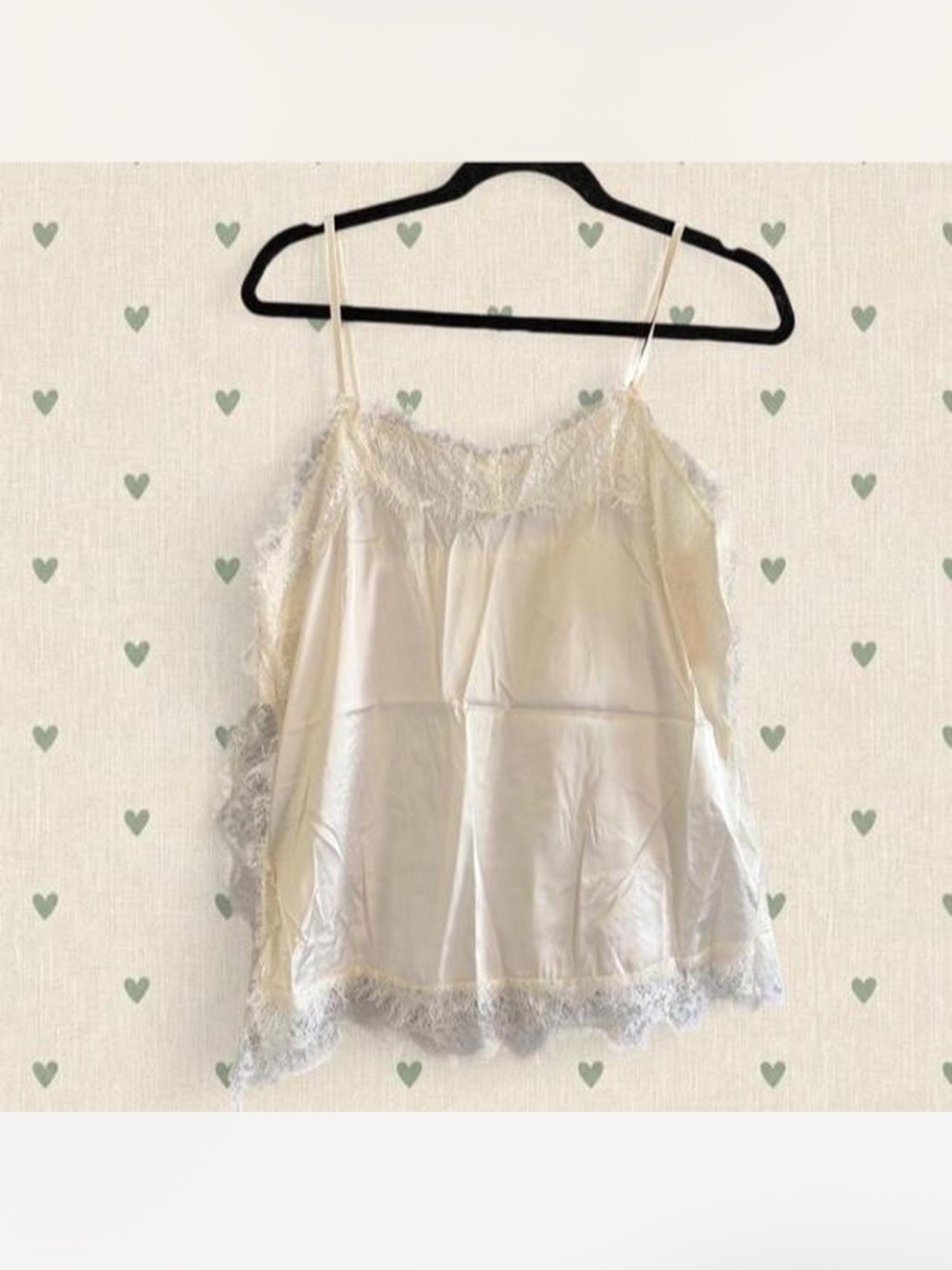 Amazon Essentials Ivory Lace-Trim Camisole